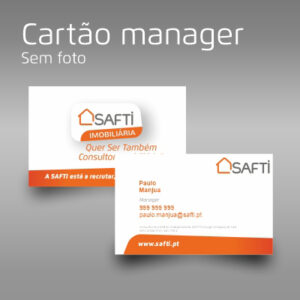 Cartão Manager sem foto