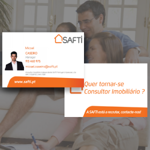 Cartão manager com foto e recrutamento