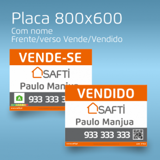 vende-se vendido com nome