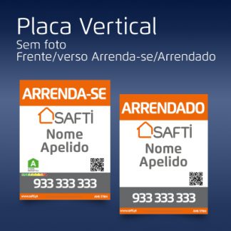 Placa Vertical arrenda-se