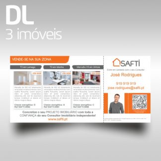 Flyers DL - SAFTI | Vende-se na Zona com 3 fotos | 4/0