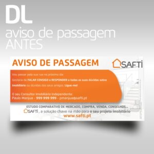 Aviso de passagem antes